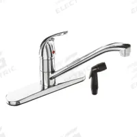 ZURN Low Arc Kitchen Faucet: AquaSpec®, Brass, Single-Post, Deck, 3 Mounting Holes, Chrome, Joystick (MPN Z7872C-XL-FC). Key specifications — Series: AquaSpec®; Brand: ZURN.