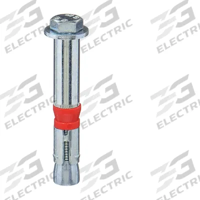 MKT FASTENING Wedge Anchor Bolt: 115 mm Overall Lg, 10 mm Dia, M6 Thread Size, Steel - Steel Wedge Anchors