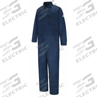 BULWARK Coverall: 11 cal/sq cm ATPV, Men's, XL, Regular, 49 in Max. Chest Size - Category 2 Men's Coveralls
