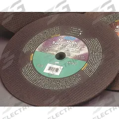 NORTON Abrasive Cut-Off Wheel: Type 1, 14" x 1/8", 20 mm/1" Arbor, Silicon Carbide, 24 Grit (MPN 66252835387). Key specifications — Brand: NORTON; Series: Gemini Concrete HD.