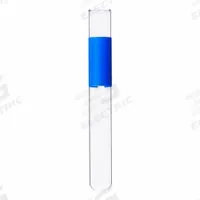 KIMBLE Culture Tube: 3 mL, Culture Tube, 10 mm Body Dia, 75 mm Overall Ht, Colorless, Round (MPN 60A10BZXB). Key specifications — Graduated: No; Includes Closure: No; Body Color: Colorless; Brand: KIMBLE; Bottom Shape: Round.
