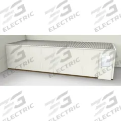 PORTA-FAB Modular In-Plant Office: 32 ft x 12 ft x 8 ft, 2 Walls, Steel-Covered Drywall, Beige (MPN GS1232-2). Key specifications — attr1283742: Beige; attr1283794: PORTA-FAB; attr1283748: STC 31; attr1283763: Steel.