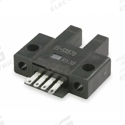OMRON Photoelectric Sensor: Built-in Connector, 5-24V DC - U-Slot Sensors