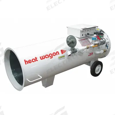 HEAT WAGON Portable Gas Torpedo Heater: 950,000 BtuH Heating Capacity Output - Direct-Fired Portable Gas Torpedo Heaters