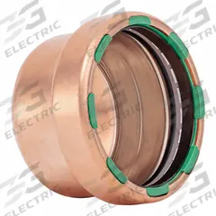 QUICKFITTING SUREPRESS Crimp Cap: Cap, 2 1/2 in CTS x 2 1/2 in CTS size, Press-fit, Copper (MPN SPWEC7R). Key specifications — Brand: QUICKFITTING SUREPRESS; Series: SurePress®; Broad - Material for Bullet: Copper Or Bronze; Brand - Broad: QUICKFITTING SUREPRESS.
