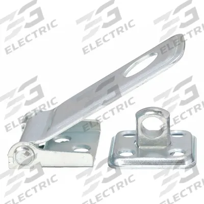 APPROVED VENDOR Hasp: Steel, 7/8 in Ht, 3 1/2 in Lg - Conventional Hasps