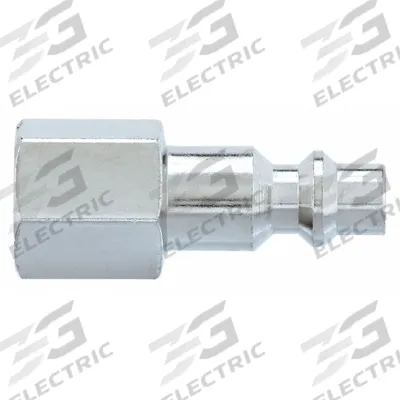 SPEEDAIRE Quick Connect Hose Coupling: 1/4 in Body Size, 3/8 in Hose Fitting Size - Industrial Interchange Steel Quick-Connect Air Coupling Plugs