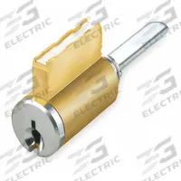 KABA ILCO Lockset Cylinder: Conventional Core Cylinder, Chrome (MPN 15395GA-26D-KD). Key specifications — Brand: KABA ILCO; Cylinder Core Type: Conventional Core Cylinder; Keyway Type: Sargent LA; Number of Pins: 5.