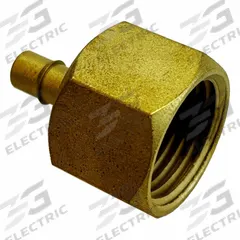 MEM-CO Mini Barbed Fitting Adapter: 3/4 in ID x 3/4 in Pipe x 1/8 in ID Size, FNPT x Tube, Brass (MPN 3/4FB3). Key specifications — Brand: MEM-CO.