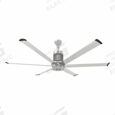 BIG ASS FANS Ceiling Fan: 13,598 cfm Airflow, 6 ft Blade Dia, 7 Speeds, 100 to 277V AC - Industrial HVLS Ceiling Fans