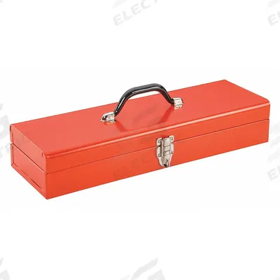 PROTO Tool Box: 19 in W 7 3/4 in D 1 5/8 in H, Steel, Red, Hinged Lid - Steel Socket Storage Boxes