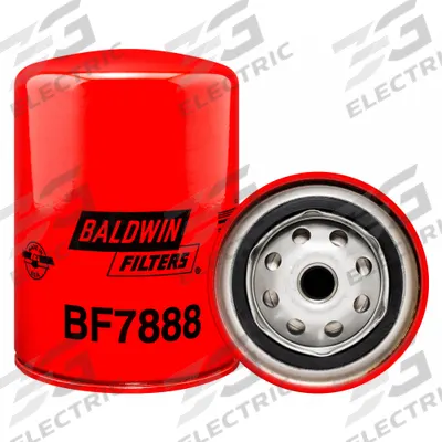 BALDWIN FILTERS Fuel Filter: Spin-On, 3 11/16 in Outside Dia, M16-1.50 Thread Size, Cellulose - Spin-On Fuel Filters