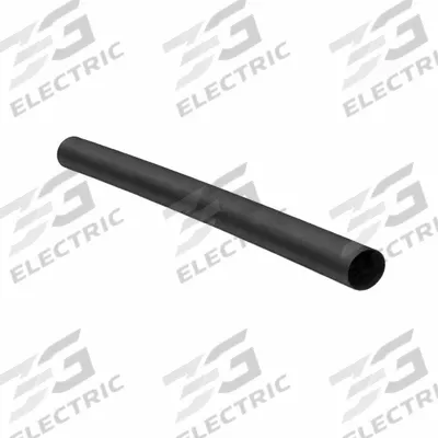 APPROVED VENDOR Heat Shrink Tubing: 0.13 in I.D. Before Shrinking, 6 in Lg, Black, 2:1 - Standard Heat Shrink Tubing