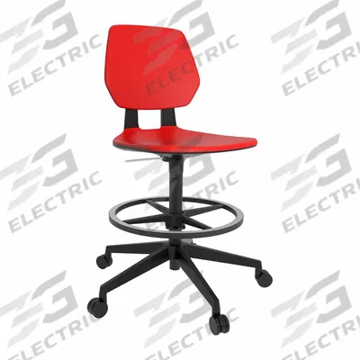 SAFCO PRODUCTS Task Chair: Commute, Plastic Material, 17 3/4 in Seat Wd, 18 in Seat Dp - Armless Office Chairs