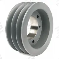 APPROVED VENDOR V-Belt Pulley: B50, 3 Groove, 5.35 in OD, Bushed Bore, SD, Quick Detachable (MPN 503B). Key specifications — Pulley Industry Number: B50; Pitch Diameter: 4.6 in (4L, A); For Belt Section (broad, with similar types): 4L, A, or AX.