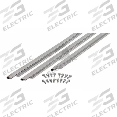 APPROVED VENDOR Door Weatherstripping: Kerf Insert, 84 in Lg, 1/4 in Wd - Metal Leaf Weatherstripping