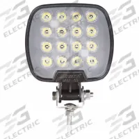 MAXXIMA Vehicle Work Light: Square, Flood, LED, Bolt/Bracket, Blunt Cut Wires, Universal, Black (MPN MWL-43). Key specifications — Housing Color: Black; Brand: MAXXIMA; Mount Type: Bolt; Electrical Connection: Blunt Cut Wires; Installation Type: Permanent.