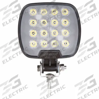 MAXXIMA Vehicle Work Light: Square, Flood, LED, Bolt/Bracket, Blunt Cut Wires, Universal - Vehicle Floodlights