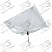 PIG Leak Diverter Tarp: 10 ft Lg, 10 ft Wd, Straps Leak Diverter Mounting, Polyester/PVC, Gray (MPN TLS464-GY). Key specifications — Diverter Material: Polyester; Diverter Color: Gray; Leak Diverter Mounting Style: Straps; Brand: PIG.