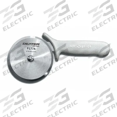 DEXTER RUSSELL Pizza Cutter Wheel: 1 Handles, Polypropylene, 5 in Blade Dia, White - Furnishings, Appliances and Hospitality