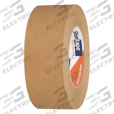 SHURTAPE Packaging Tape: 6.1 mil Tape Thick, 1 7/8 in Imperial Tape Wd, Kraft, FP 096 - Pressure-Sensitive Paper Tape