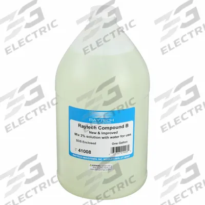 RAYTECH Liquid Deburring Solution: Amber - Multipurpose Tumbling Media Finishing Compounds