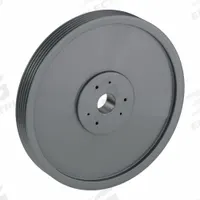 APPROVED VENDOR V-Belt Pulley: 5V3750, 5 Groove, 37.5 in OD, Bushed Bore, J, For 5V/5VX Belt Section (MPN 55V3750J). Key specifications — Pulley Industry Number: 5V3750; Pitch Diameter: 37.5 in (5V); For Belt Section (broad, with similar types): 5V or 5VX.