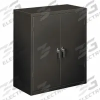 HON Storage Cabinet: Black, Steel, 41 3/4 in Overall Ht, 36 in Overall Wd, 18 1/8 in Overall Dp (MPN HSC1842.L.S). Key specifications — Material: Steel; Brand: HON; Color: Black; Locking: Yes.