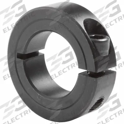 CLIMAX METAL PRODUCTS Shaft Collar: 1-Piece, Inch, Round, Clamp-On, 5/8 in Bore Dia - Steel Shaft Collars