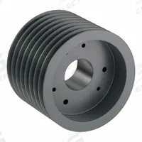 APPROVED VENDOR V-Belt Pulley: C110, 8 Groove, 11.4 in OD, Bushed Bore, F, For C/CX Belt Section (MPN 8C110F). Key specifications — Pulley Industry Number: C110; Pitch Diameter: 11 in (C); For Belt Section (broad, with similar types): C or CX.