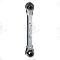 YELLOW JACKET Box End Wrench: Chrome, 1/4 in_3/8 in_3/16 in_5/16 in Head Size, 5 1/2 in Overall Lg (MPN 60613). Key specifications — attr309490: Chrome; attr309484: Yes; attr309492: No; attr324928: YELLOW JACKET.