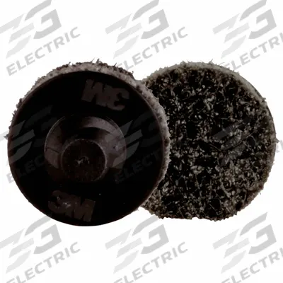 SCOTCH-BRITE Surface-Conditioning Disc: TR, 1 in Dia, Ceramic, Extra Coarse, PN-DR - Cool-Cutting Coating-Removal Discs for All Materials