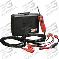 POWER PROBE Circuit Tester: Circuit Tester Kit, Electrical Circuits, 12 to 24V, Brass, Rubber (MPN PP319FTCRED). Key specifications — Compatible Voltage Systems: 12 to 24V; Brand: POWER PROBE; Probe Material: Brass; Features: Audible Monitoring of Electrical Signals; Includes: Cigarette Lighter Adapter; Tool Type: Circuit Tester Kit.