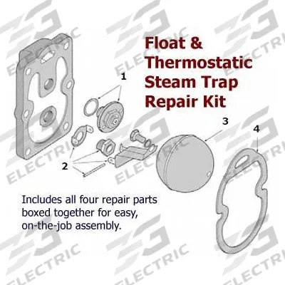 BARNES & JONES Steam Trap Repair Kit: For Armstrong, 15-B8 - Float & Thermostatic Repair Kits