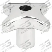 KIPP Hand Knob: 4 Point, Stainless Steel, 5/16"-18 Thread, 40 mm Dia (MPN K0146.4040A32). Key specifications — Brand: KIPP.