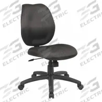 BOSS Office Chair: Black, Fabric Material, 19 1/2 in Back Ht, 20 in Seat Wd, 19 in Seat Dp (MPN B1016-BK). Key specifications — attr982877: Black; attr982913: Yes; attr982865: Black; attr982870: BOSS; attr982901: Black.