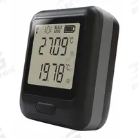 LASCAR Temperature Datalogger: -40°F to 257°F, -40°C to 125°C, EL-WIFI-21CFR-DTP+, Temp, Wireless. Key specifications — Interface: Wireless; Parameters Measured: Temperature °F; Brand: LASCAR; Features: Adjustable Alarm; Includes: (2) A Type Probes; Software Options: Software Available Separately; Data Logger Type: Temperature.