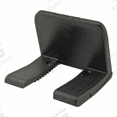 80/20 Panel Clamp: For Std Panel, Black, Nylon, Metric - Panel Mounting Blocks