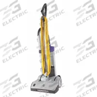 PROTEAM Upright Vacuum Cleaner: 15 in Cleaning Path Wd, 100 cfm Air Flow, 18 lb Wt, Std, Bag, 107330. Key specifications — Color: Gray; Vacuum Motor Type: Brushed; Includes Onboard Hose: Onboard Hose Included; Head Height Adjustment: 1-Position; Brand: PROTEAM; Drive Belt: Mechanical Clutch; Includes: (2) Intercept Micro Filter Bags; Independent Brush Motor: No.