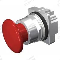 SIEMENS Mushroom Head Push Button: 30 mm, Non-Metallic, Momentary (MPN 52PM9W2). Key specifications — Action: Momentary; Brand: SIEMENS; Series: 52; Push Button Material Type: Non-Metallic.
