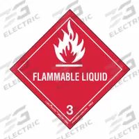 LABELMASTER DOT Container Label: Flammable Liquid, 3 15/16 in x 3 15/16 in, 3 15/16 in Label Ht (MPN HML6). Key specifications — Brand: LABELMASTER; Message: Flammable Liquid.