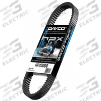 DAYCO Automotive Drive Belt: V-Belt, HPX, Cogged Belt, 26° Angle, 9/16 in Thick, HPX5024, Aramid. Key specifications — Brand: DAYCO; Reinforcing Cord Material: Aramid; Industry Number: HPX5024.
