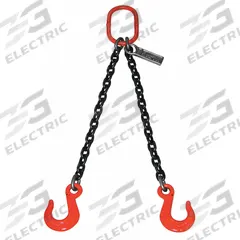 LIFT-ALL Double Leg Chain Sling: 5/8 in Chain Trade Size, 100 Chain Grade, Sling Hook, Alloy Steel (MPN 58DOSW10X20). Key specifications — attr994064: LIFT-ALL.