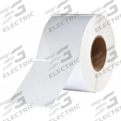 APPROVED VENDOR Printer Label: 4 in Label Wd, 6 in Label Ht, White, 3 in Core Dia. - Industrial Thermal Transfer Labels