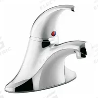 KOHLER Low Arc Bathroom Faucet: Coralais®, Zinc, Polished Chrome Finish, 0.5 gpm Flow Rate, Arc (MPN K-15199-4NDRA-CP). Key specifications — Includes: Flexible Supply Hoses; Brand: KOHLER; Series: Coralais®.
