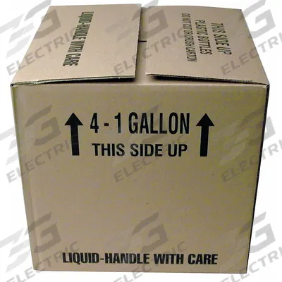 APPROVED VENDOR Hazardous Material Shipping Kit: 13 in x 13 in x 13 in, ( 4 ) : 1 gal Bottle - Jug Shipping Kits