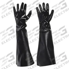 ECONOLINE Blasting Glove Set: Left/Right Hand, 6 in Dia x 24 in L, Neoprene/Vinyl, 1 PR (MPN 412002). Key specifications — Glove Material: Vinyl; Brand: ECONOLINE; Manufacturer Part Number: 412002; Compatible with Manufacturer Model Number: 101696G-A; Glove Hand Style: Right.