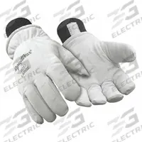 REFRIGIWEAR Leather Gloves: XL ( 10 ), -20°F Min Temp, Std, Drivers Glove, Goatskin, Kevlar®, 1 PR (MPN 0253RWHTXLG). Key specifications — Brand: REFRIGIWEAR.