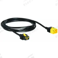 APC BY SCHNEIDER ELECTRIC Power Cord: 1 ft Lg, 3/14, Locking C20 Plug, Locking C19 Receptacle, SJT (MPN AP8716S). Key specifications — Brand: APC BY SCHNEIDER ELECTRIC; Jacket Material: Rubber/Plastic.
