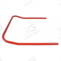 APPROVED VENDOR Handle: 30 in Overall Lg, 30 in Overall Wd, Steel, 1 1/4 in Overall Ht, Red, N62401. Key specifications — Material: Steel; Compatible Grainger Part Number: 4ZZ60; Color: Red; Brand: APPROVED VENDOR; Manufacturer Part Number: N62401.